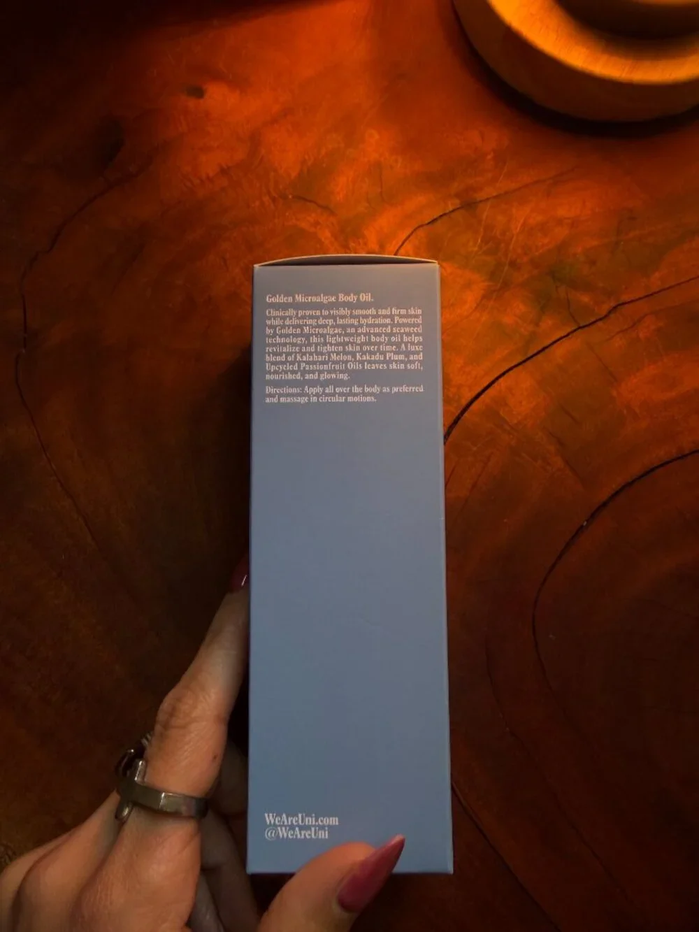 uni. Golden Microalgae Body Oil